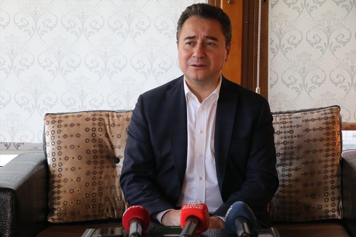 Ali Babacan: Seçim dönemine kadar cumhurbaşkanı adayını konuşmayacağız