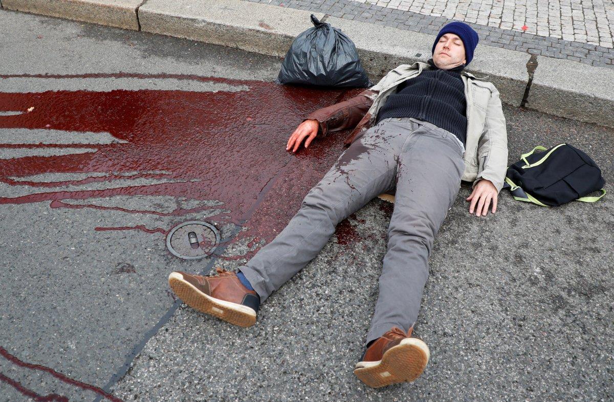 Çekya'da Buça protestosu