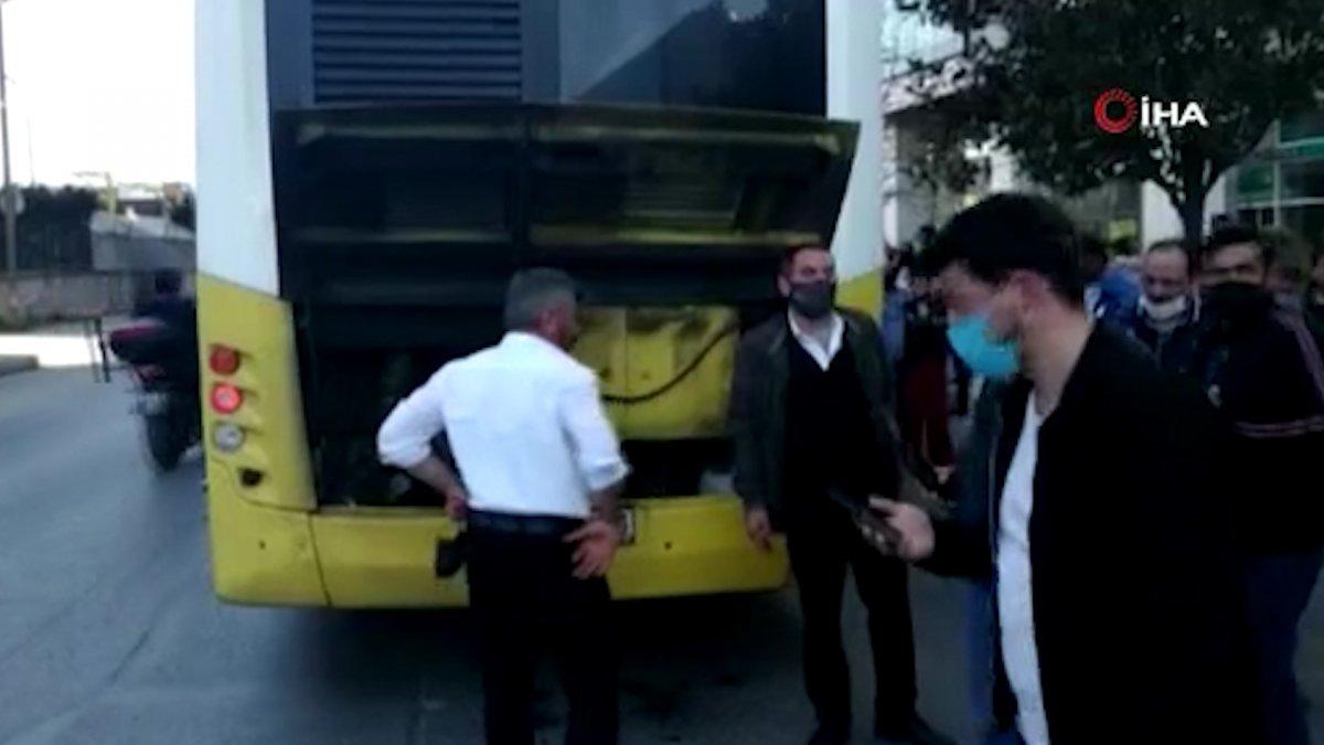 Bahçelievler'de iki İETT otobüsü yolda kaldı