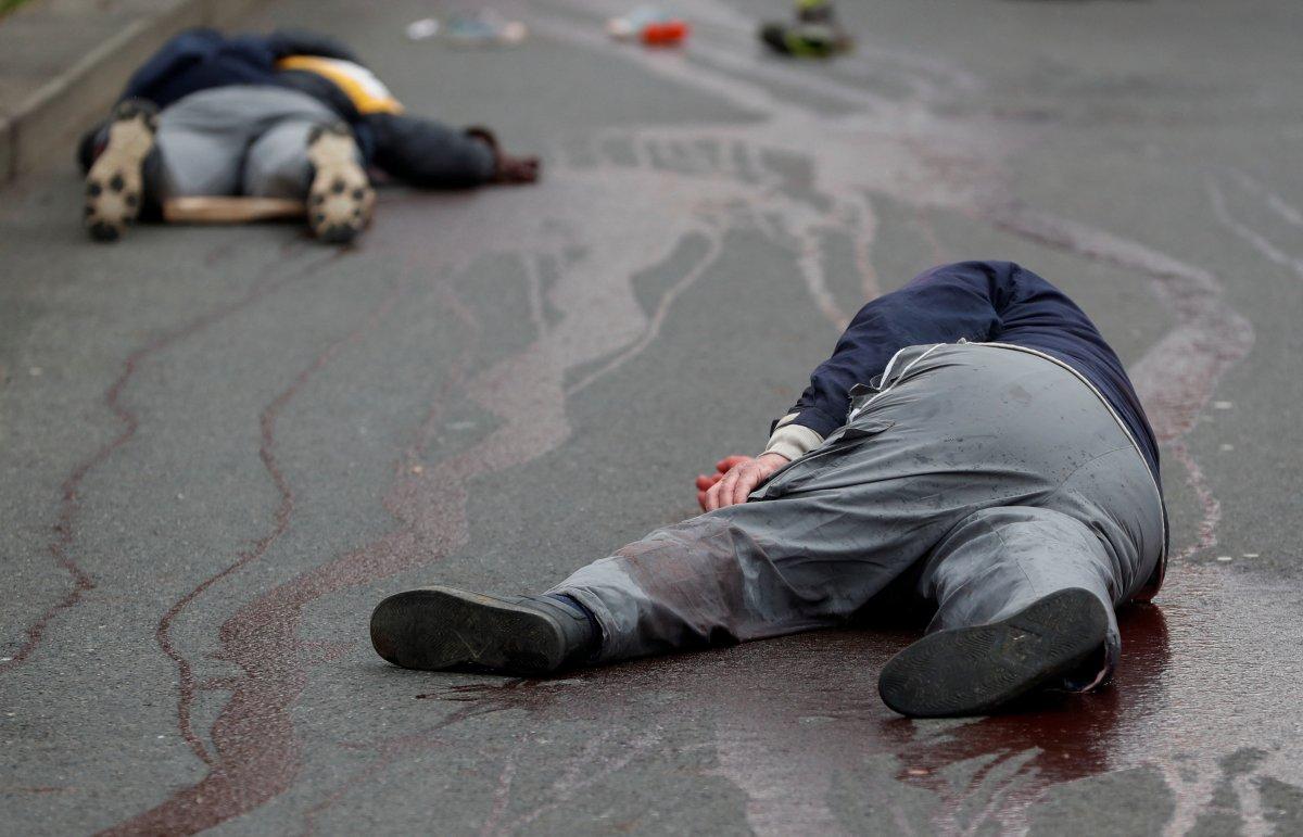 Çekya'da Buça protestosu