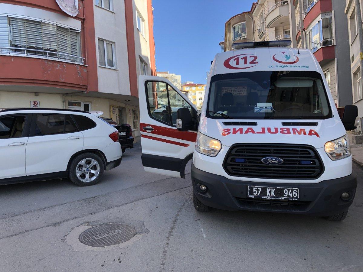 Sinop'ta dengesini kaybeden motosikletli hastaneye kaldırıldı