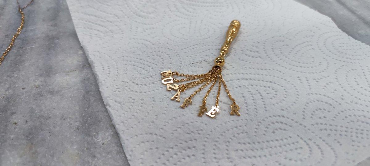 Kahramanmaraş’ta 400 bin liraya altın tespih yaptırdılar