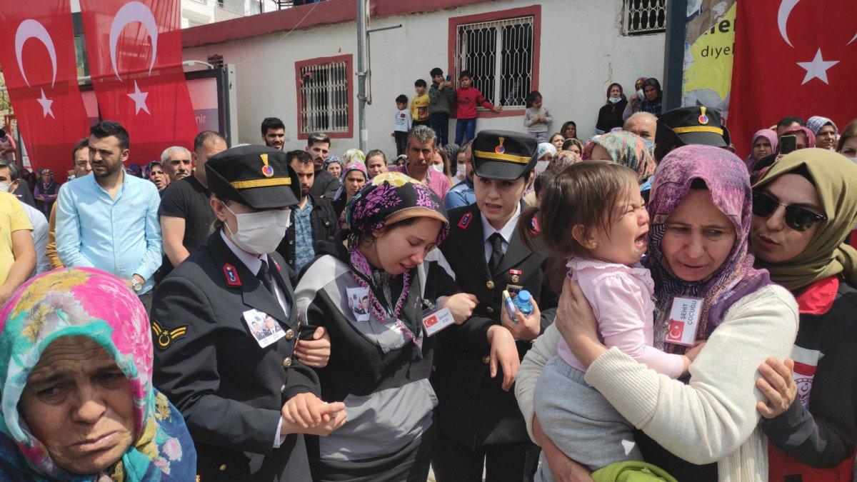 Şehitler Yusuf Avan ile Burak Şahin’e hüzünlü veda