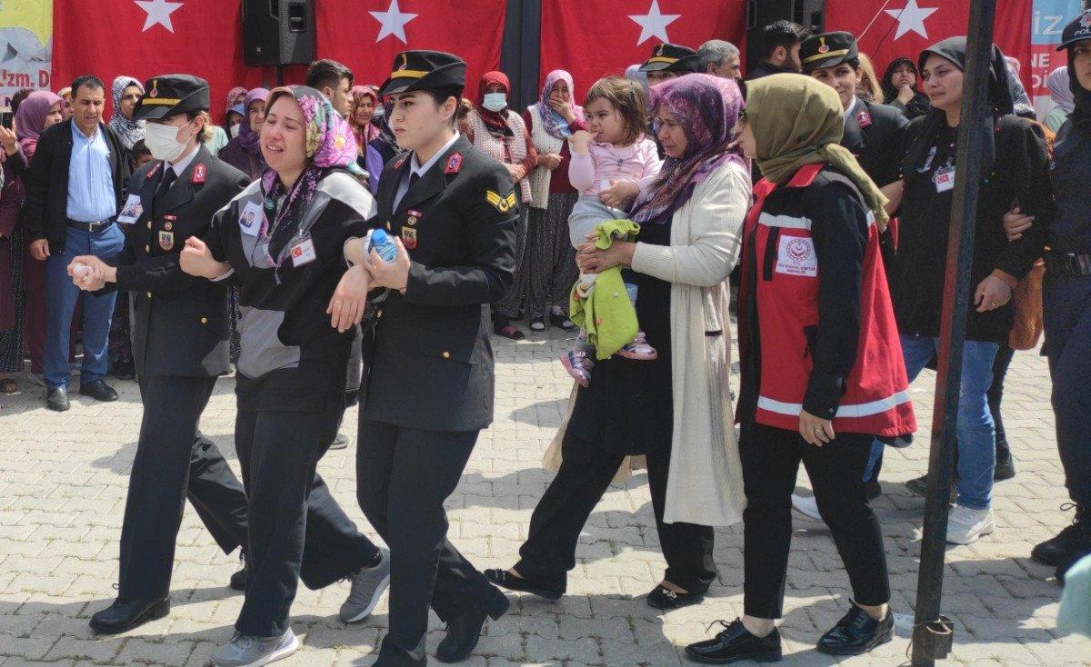 Şehitler Yusuf Avan ile Burak Şahin’e hüzünlü veda