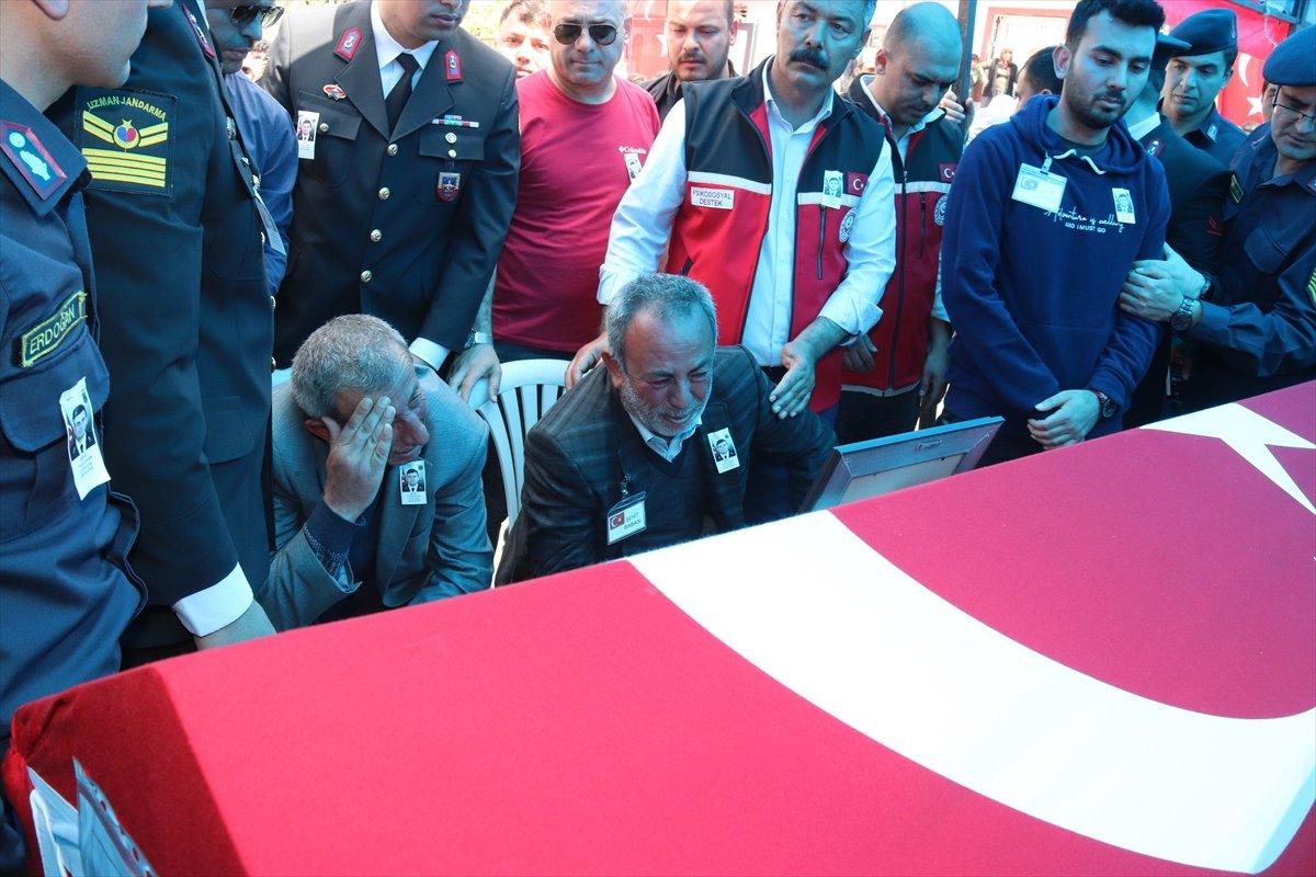 Şehitler Yusuf Avan ile Burak Şahin’e hüzünlü veda