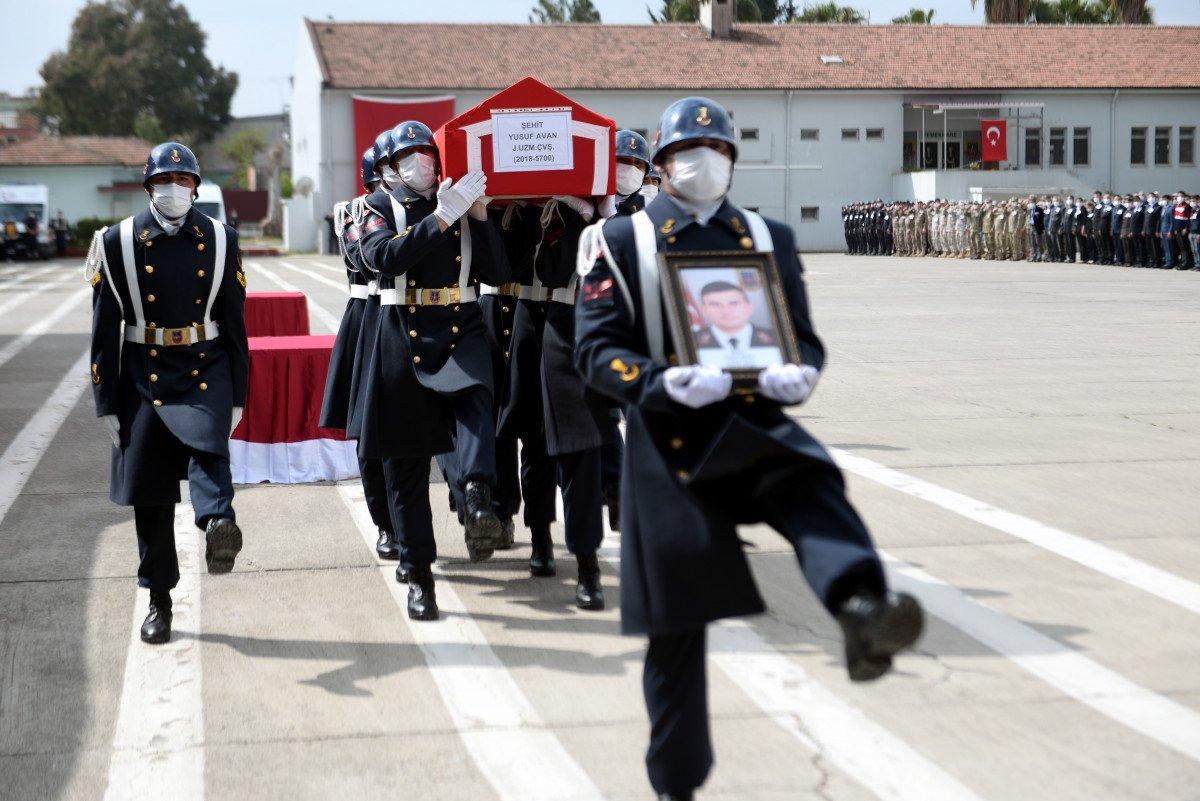 Şehitler Yusuf Avan ile Burak Şahin’e hüzünlü veda