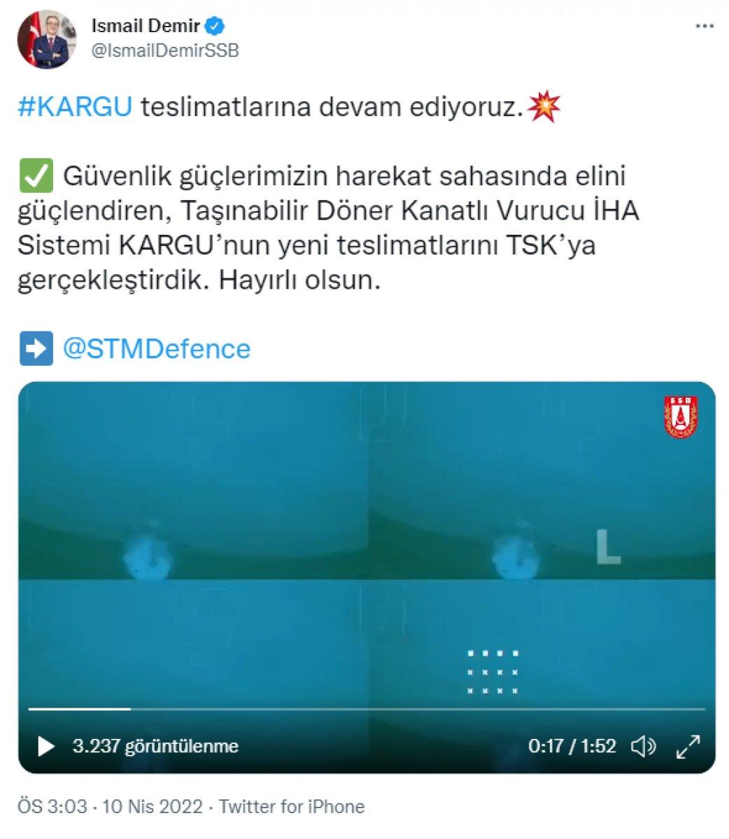 TSK, yeni Kargu teslimatını aldı