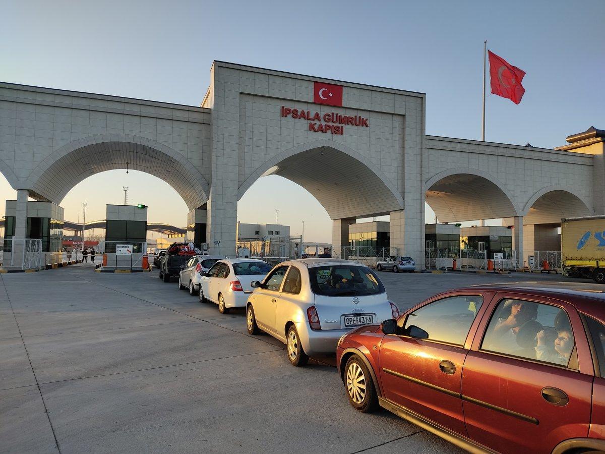 İpsala’da Yunan kuyruğu