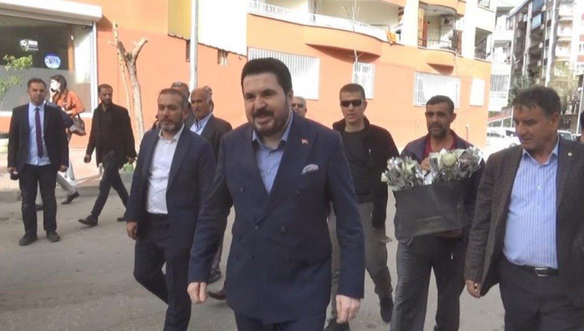 Savcı Sayan'dan evlat nöbeti tutan ailelere ziyaret