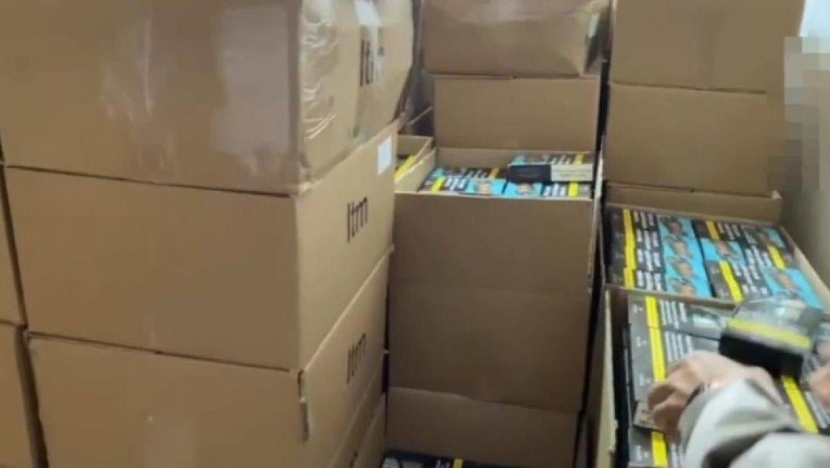 Antalya'da 6 milyon TL'lik kaçak nargile tütün yakalandı