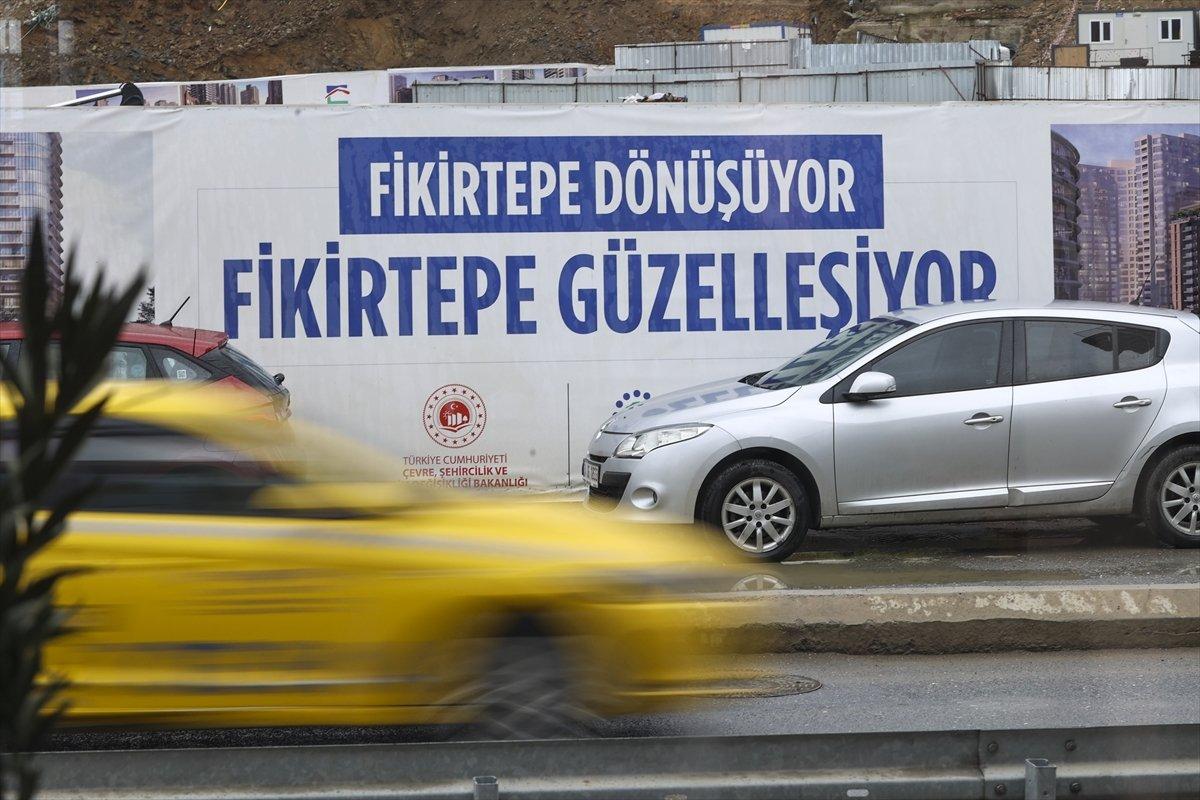 Fikirtepe'de kentsel dönüşüm çalışmaları devam ediyor