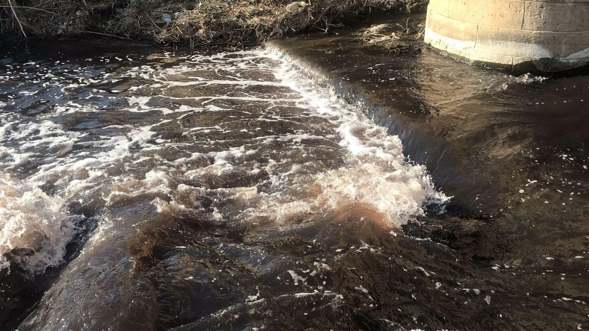 Tekirdağ'daki Ergene Nehri siyah akıyor