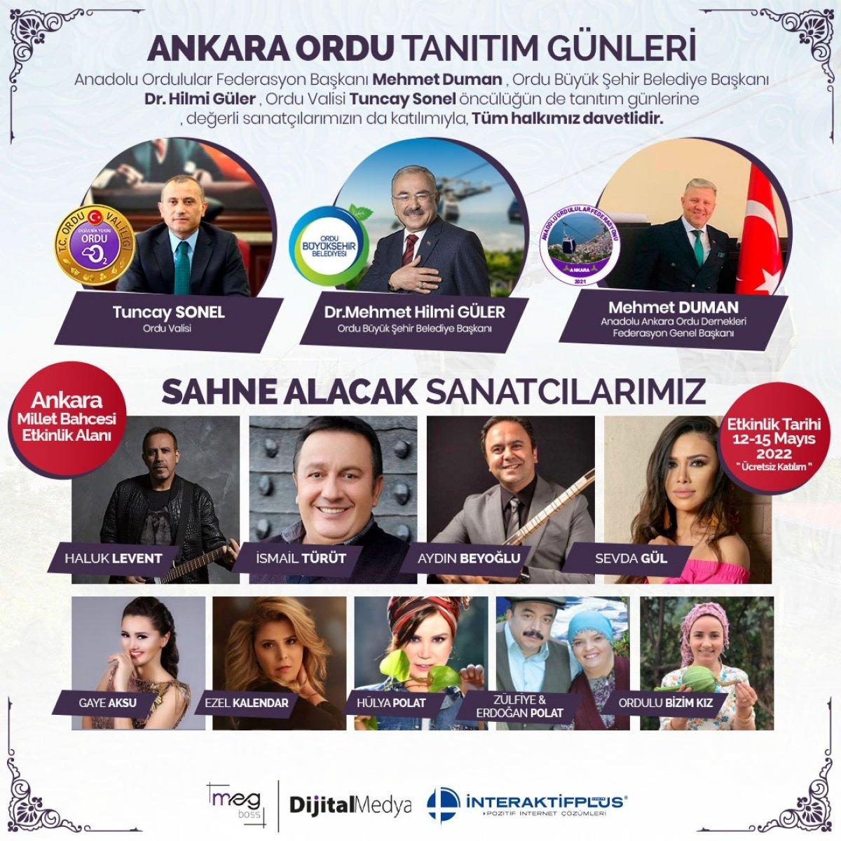 Karadeniz aşıklarına müjdeyi Mehmet Duman verdi ! Yeşilin ve mavinin başkenti Ordu tanıtım günleri yapılacak