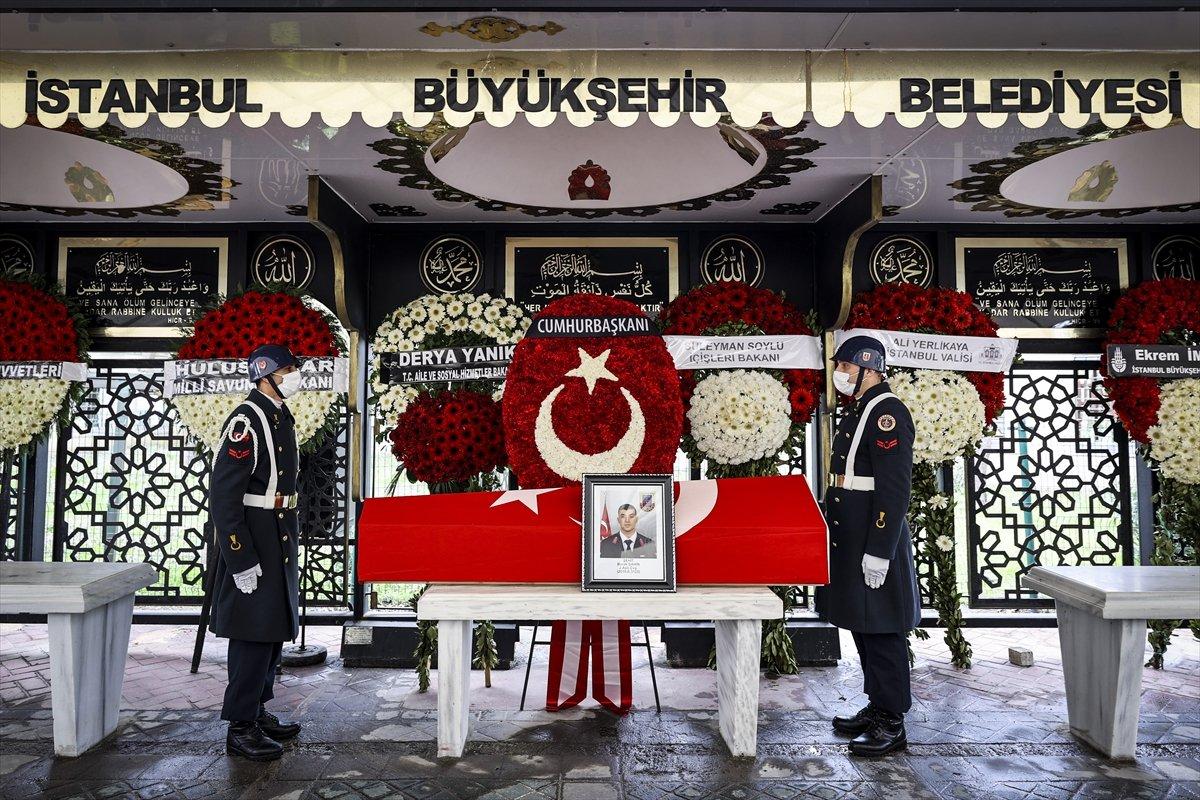 Adana'da kazada şehit olan Burak Şahin'e veda