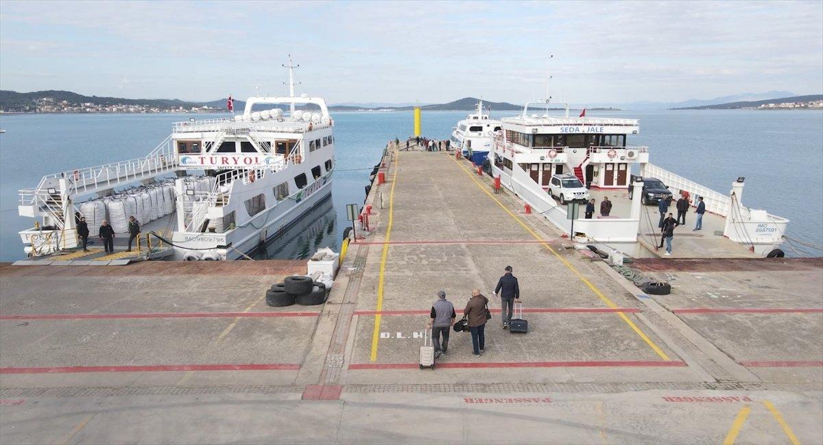 Ayvalık-Midilli feribot seferleri aylar sonra yeniden başladı