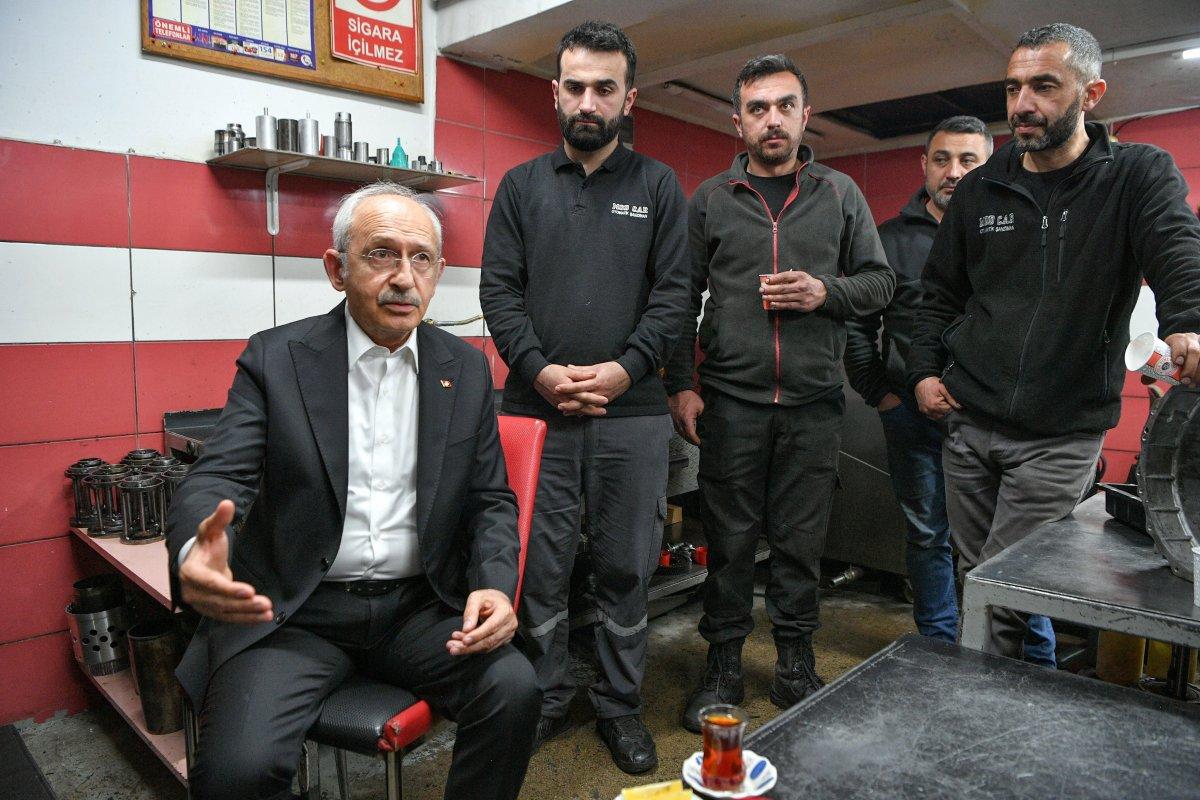 Kılıçdaroğlu, oto sanayi çalışanlarıyla iftar yaptı