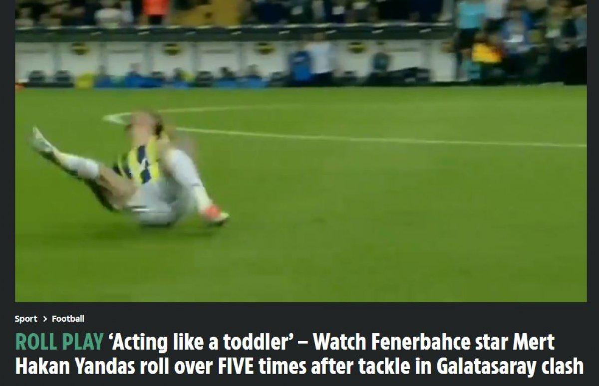 Mert Hakan Yandaş dünya basınında alay konusu oldu