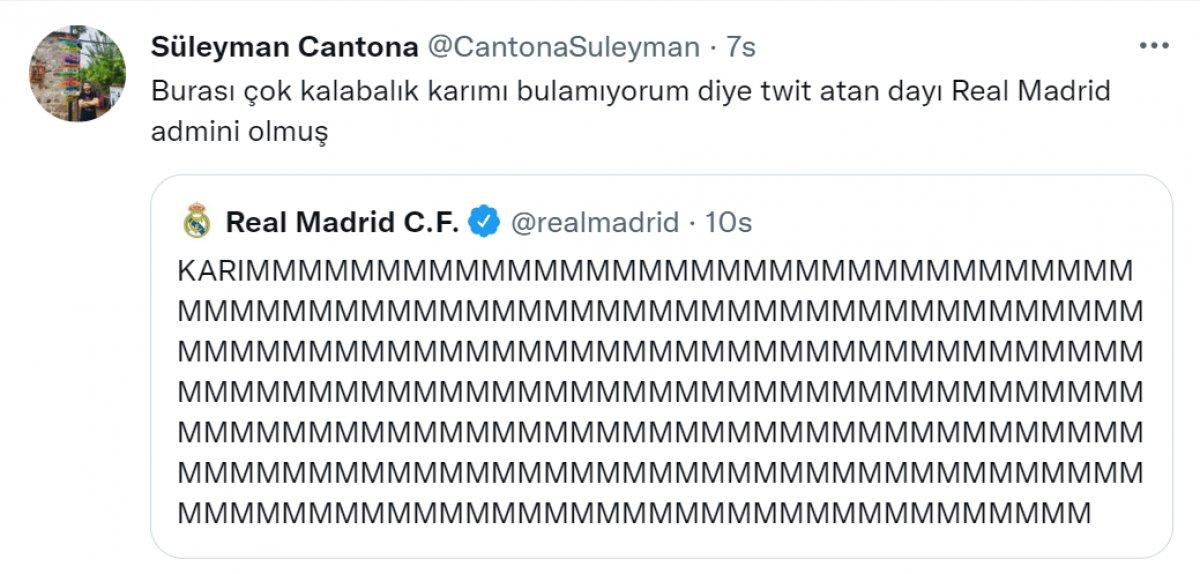Real Madrid'in tweet'i sosyal medyada gündem oldu