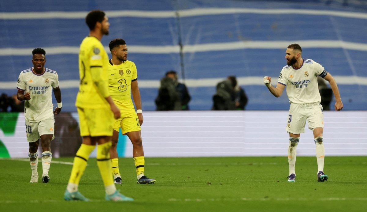 Şampiyonlar Ligi'nde Chelsea'yi eleyen Real Madrid yari finalde