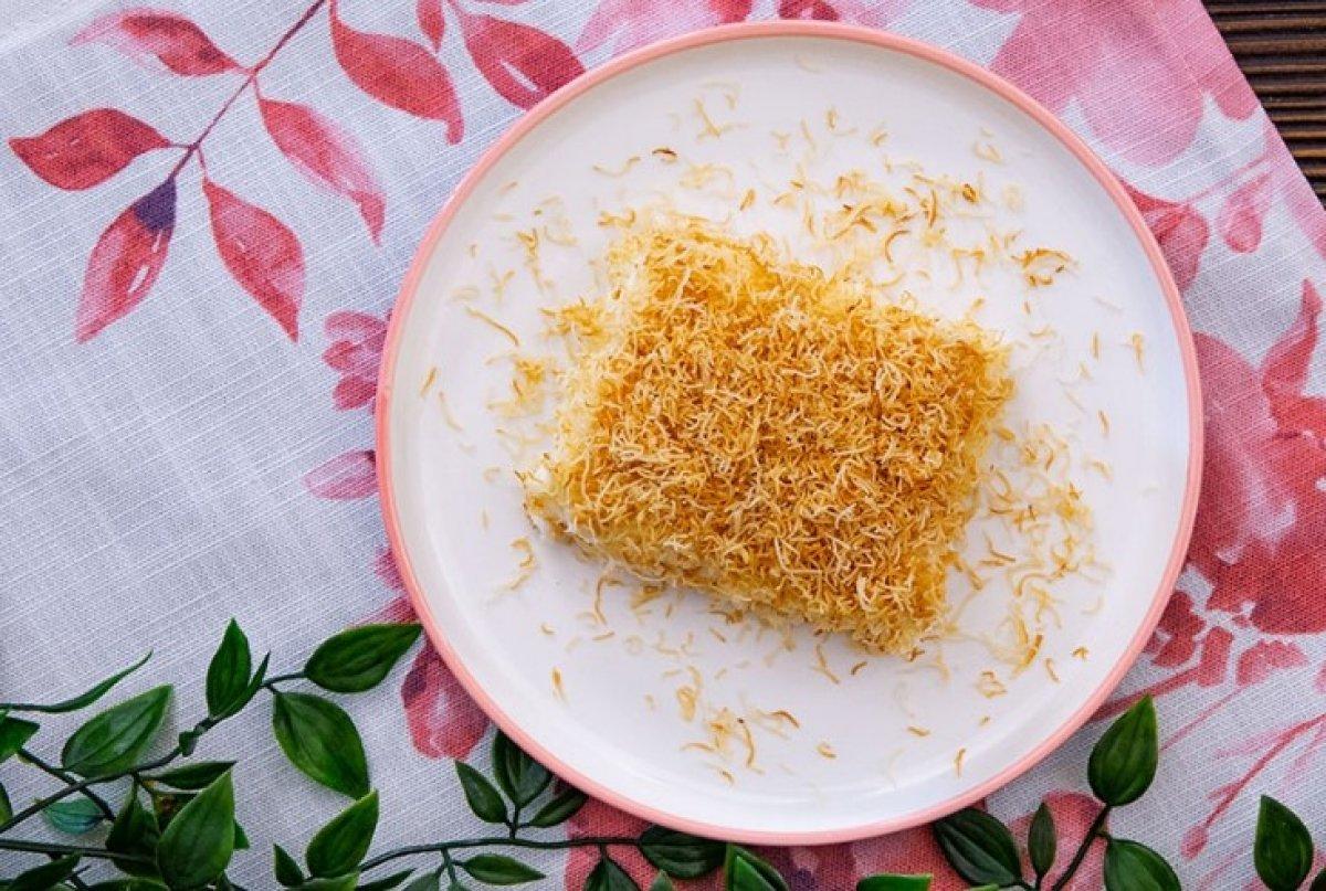 Kadayıflı muhallebi tarifi