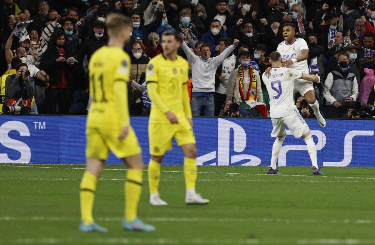 Şampiyonlar Ligi'nde Chelsea'yi eleyen Real Madrid yari finalde