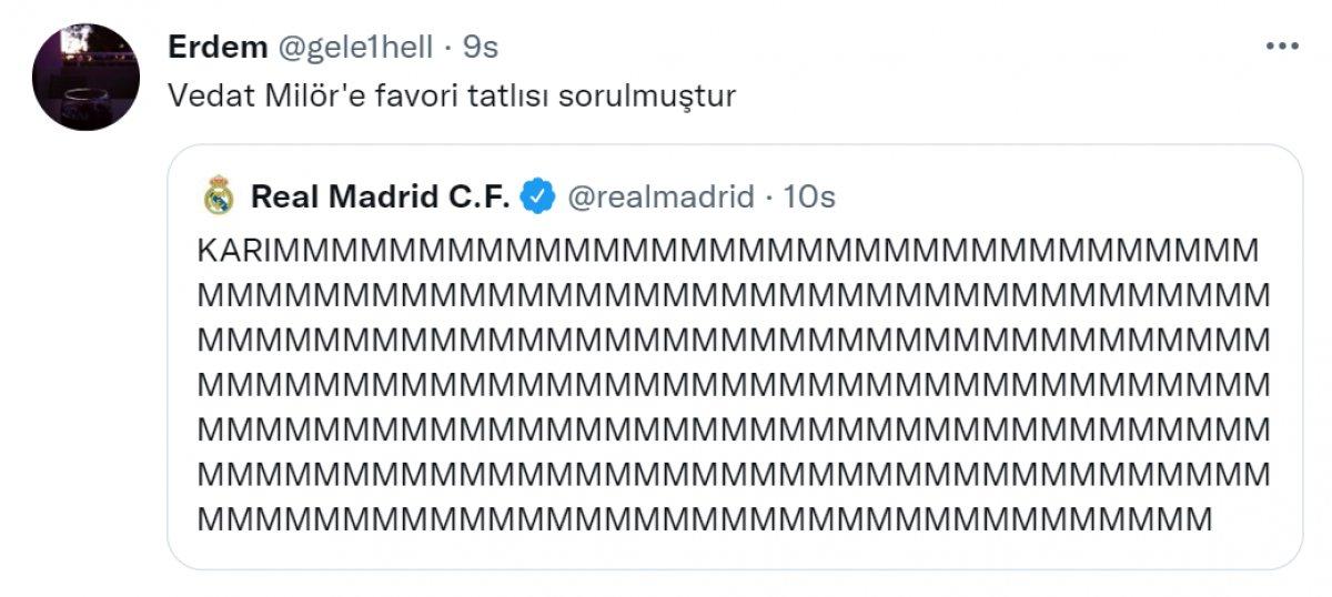 Real Madrid'in tweet'i sosyal medyada gündem oldu