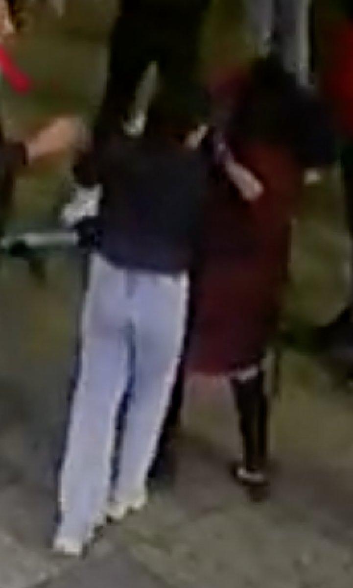 Trabzon'da scooter ile küçük çocuğun çarpışma anı kamerada