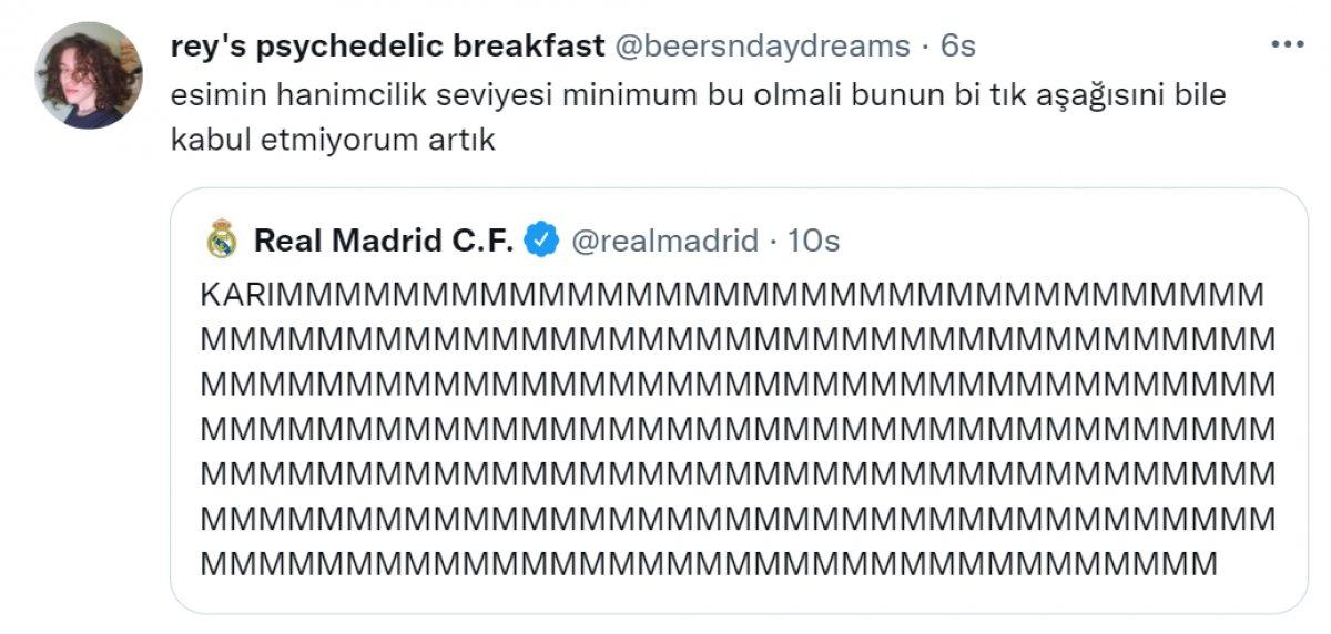 Real Madrid'in tweet'i sosyal medyada gündem oldu