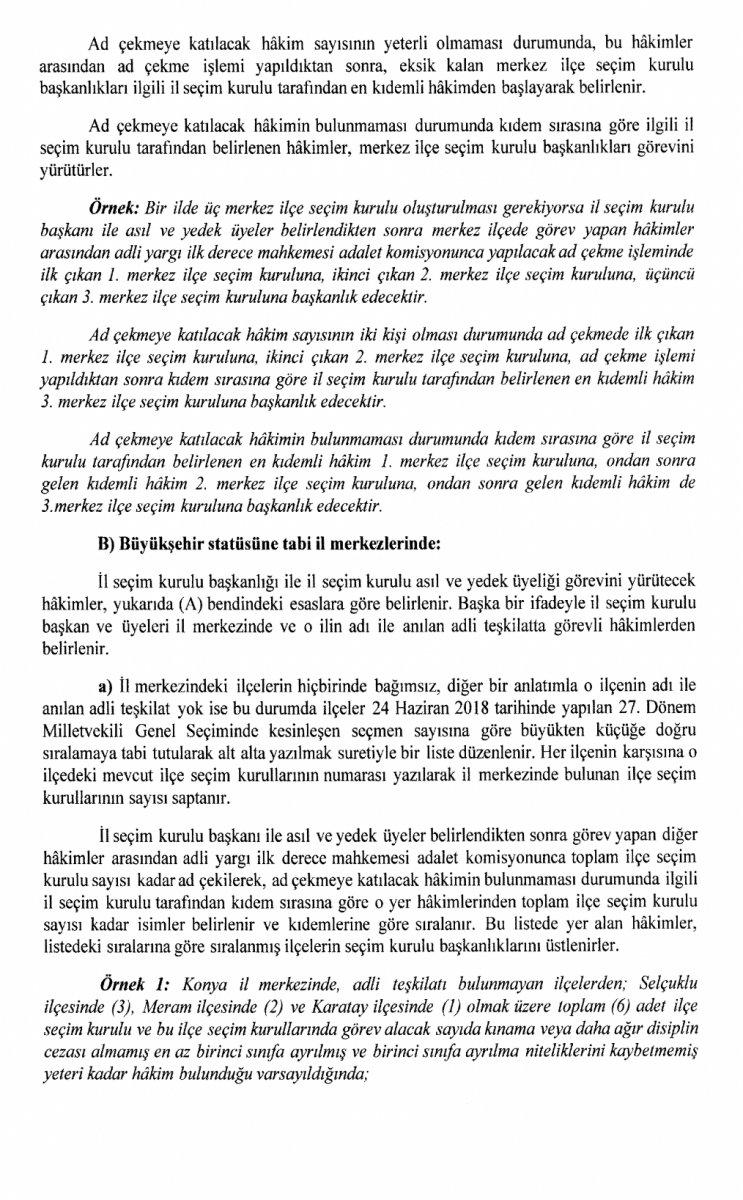 İl ve ilçe seçim kurulu başkanları değişiyor