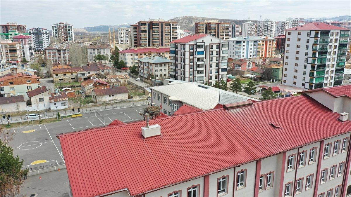 Sivas'ta leylekli okulun misafirleri geldi