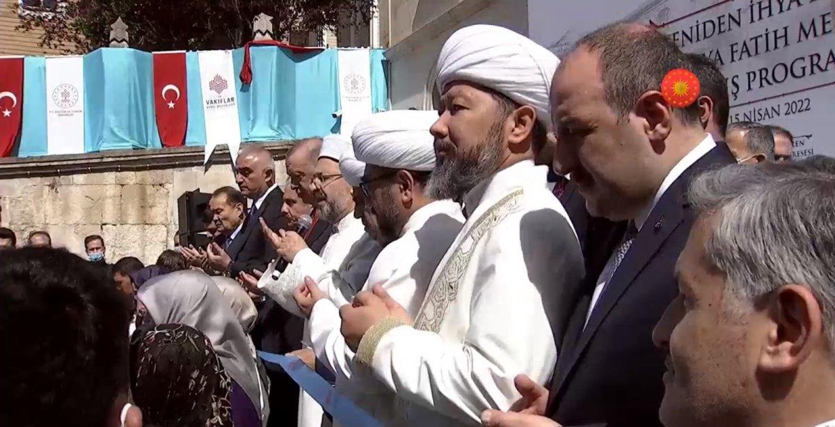 Cumhurbaşkanı Erdoğan, Ayasofya Fatih Medresesi’nin açılışını yaptı