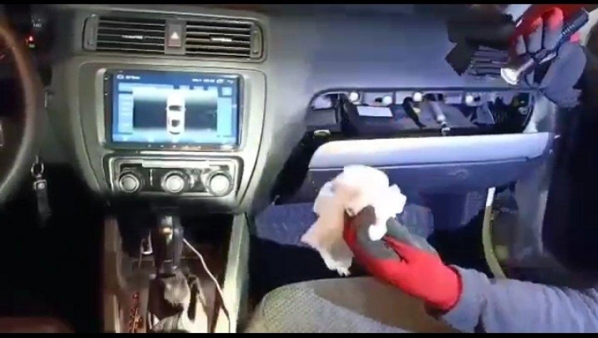 Malatya’da bir araçta uyuşturucu düzeneği bulundu