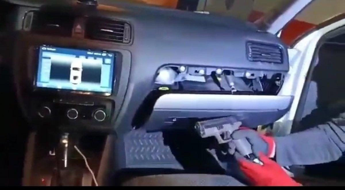 Malatya’da bir araçta uyuşturucu düzeneği bulundu