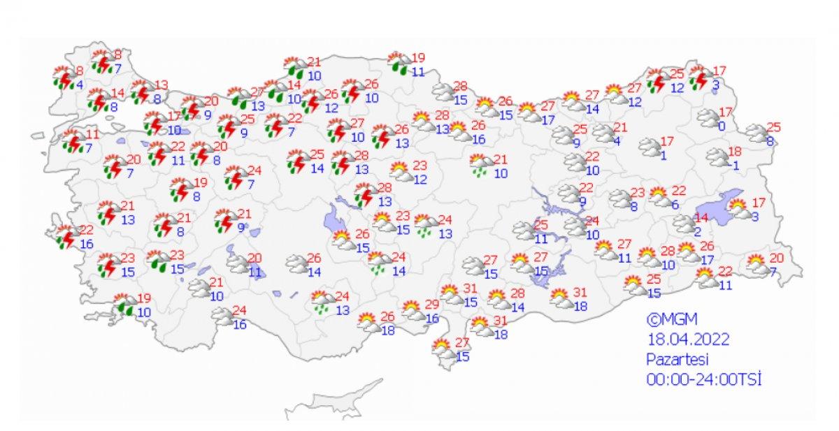 İstanbul'da yeni hafta yağışlı geçecek