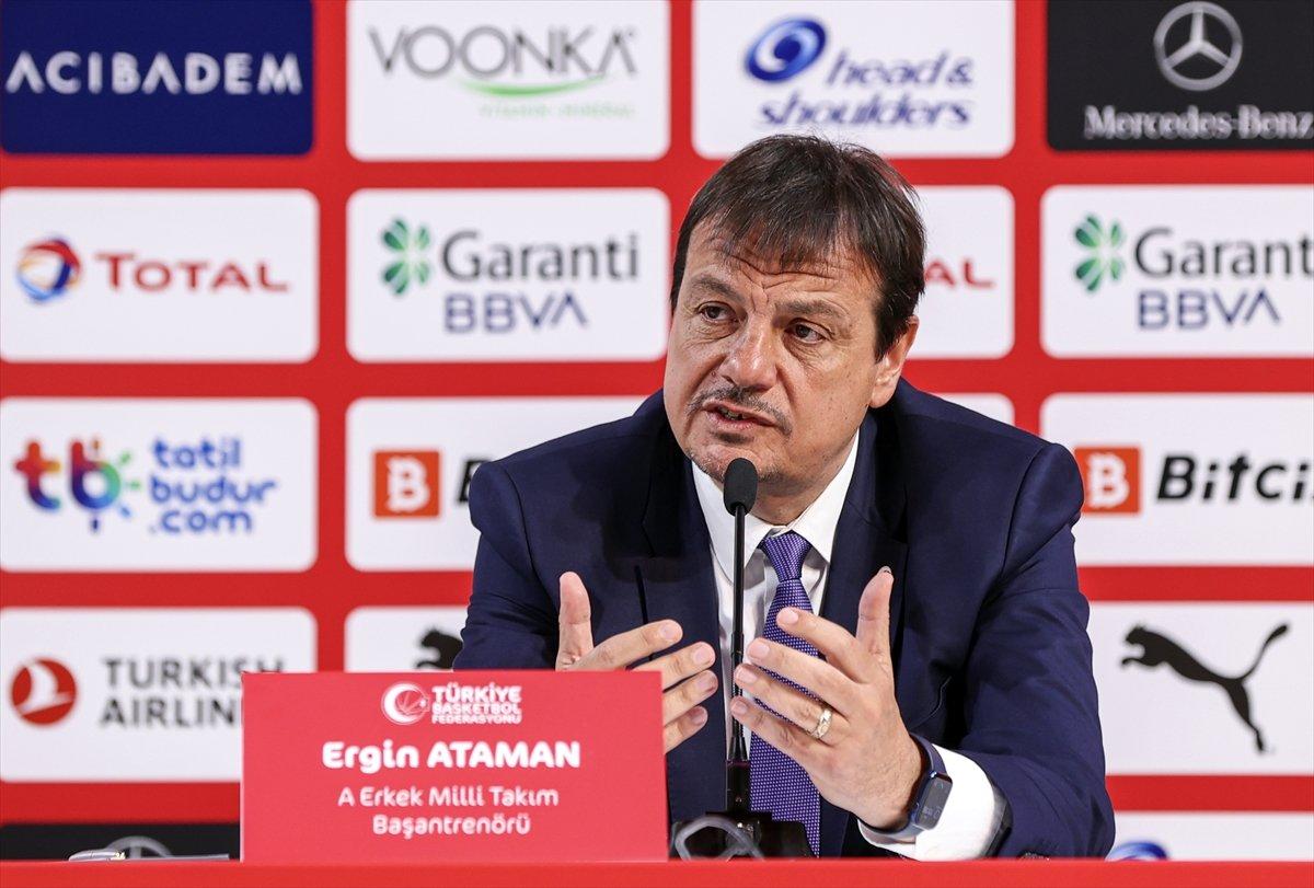 Ergin Ataman: Hedefimiz Avrupa şampiyonluğu