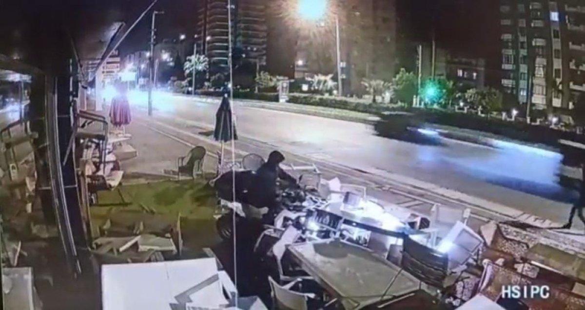 Mersin'de komedi filmi gibi kaza