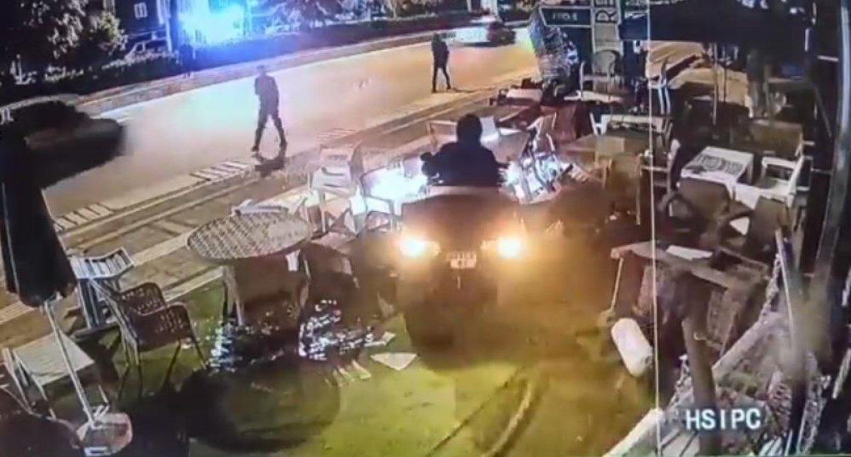 Mersin'de komedi filmi gibi kaza