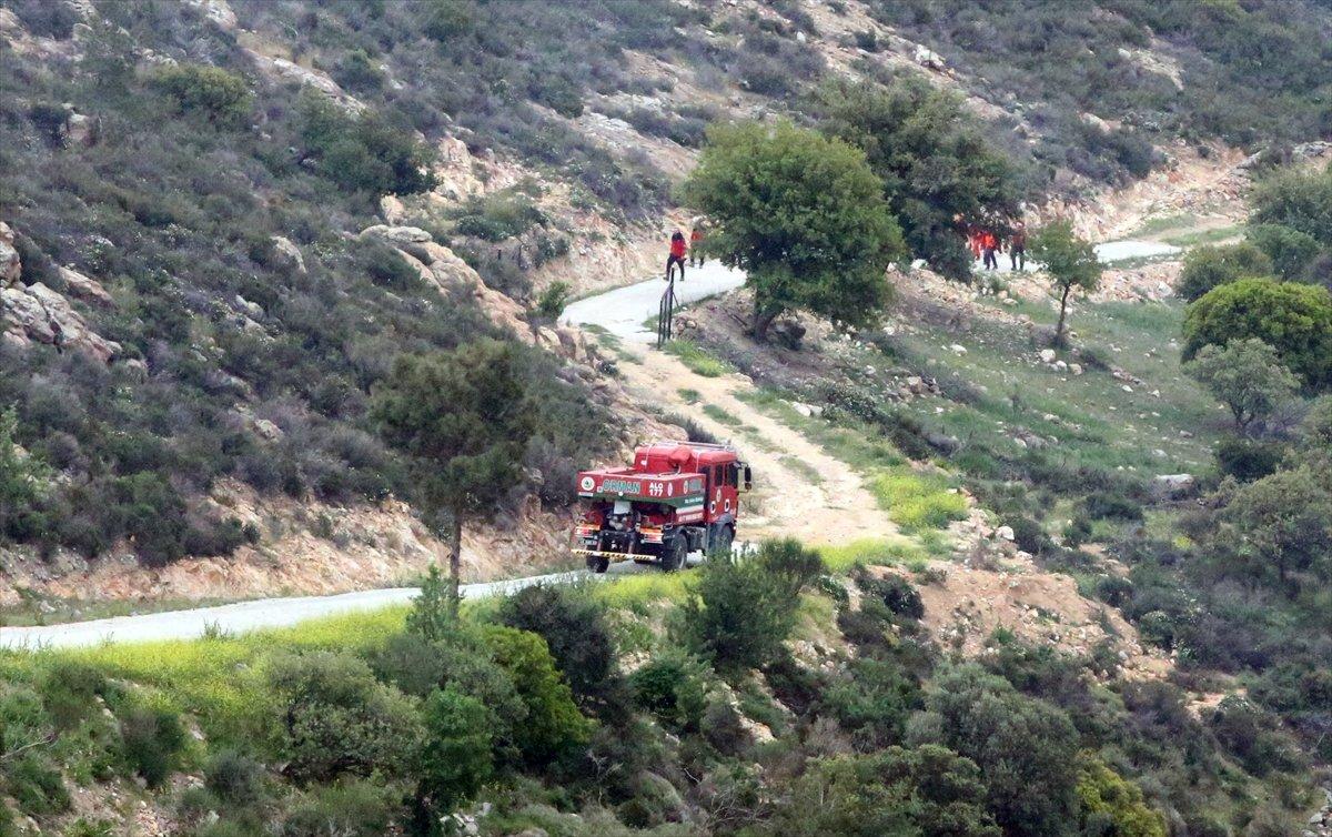 Bodrum'da ormanlık alanda yangın çıktı