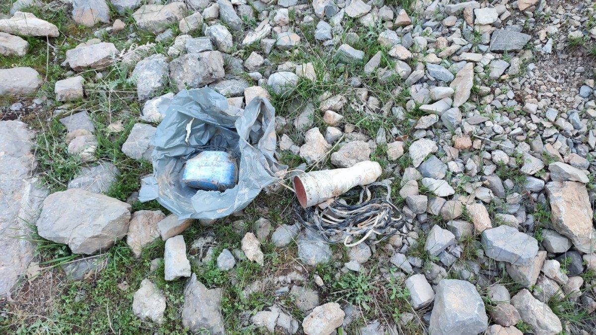 Hakkari’de, teröristlerin tuzakladığı EYP imha edildi