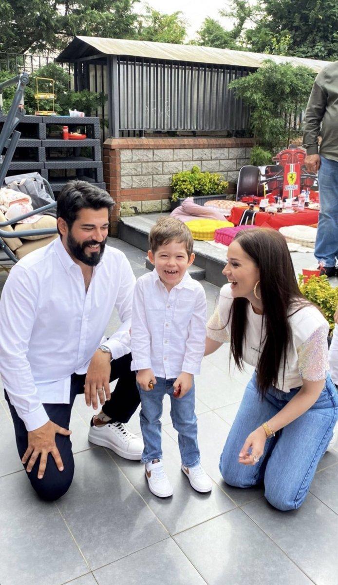 Fahriye Evcen ve Burak Özçivit'in oğlu Karan 3 yaşında