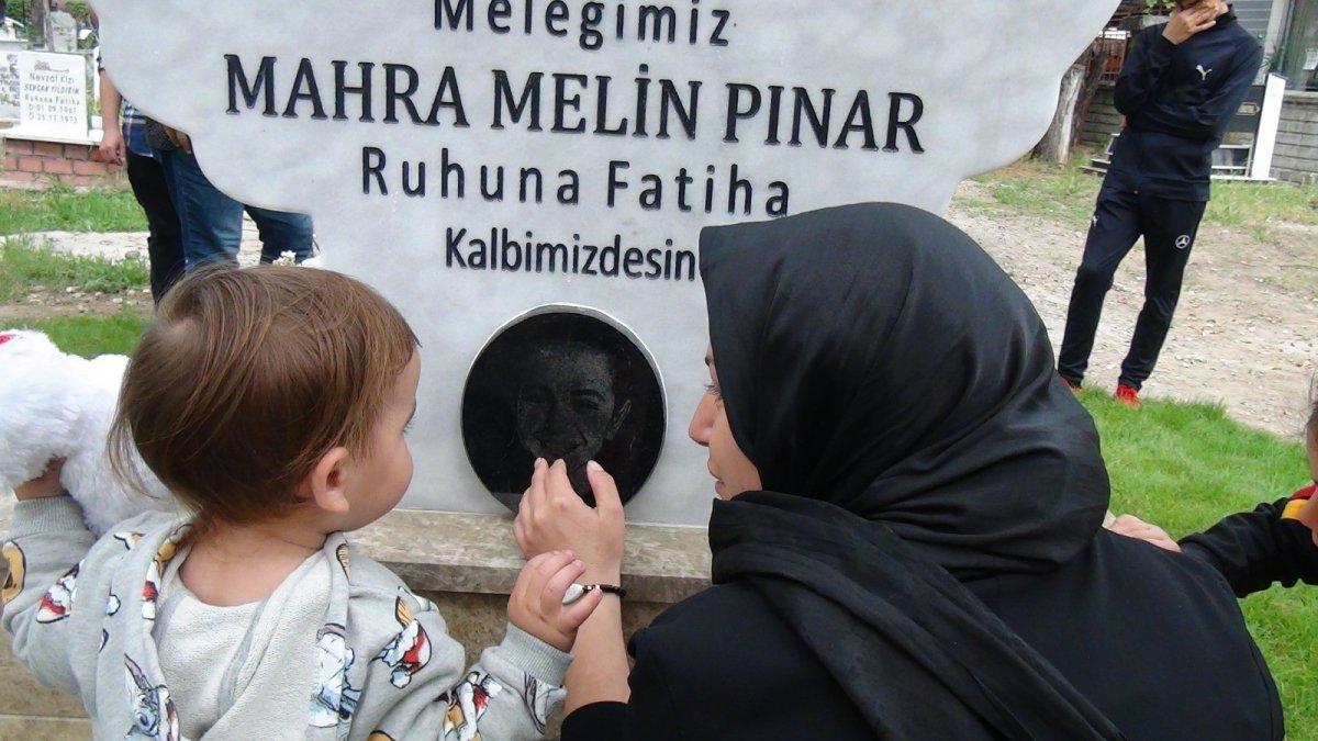 Mahra Melin Pınar’a mezarı başında doğum günü kutlaması