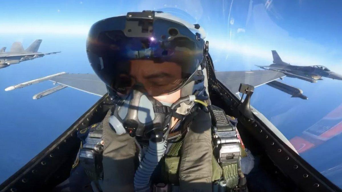 Türk ve Amerikan uçaklarından Doğu Akdeniz'de ortak eğitim uçuşu