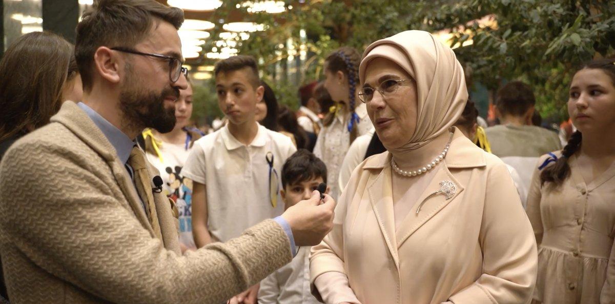 Emine Erdoğan Ukraynalı çocuklarla iftarda buluştu
