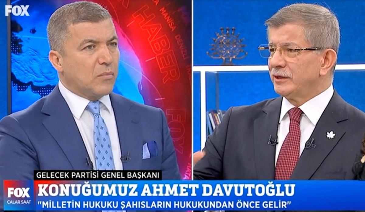Ahmet Davutoğlu: Bana davanı sattın demesinler