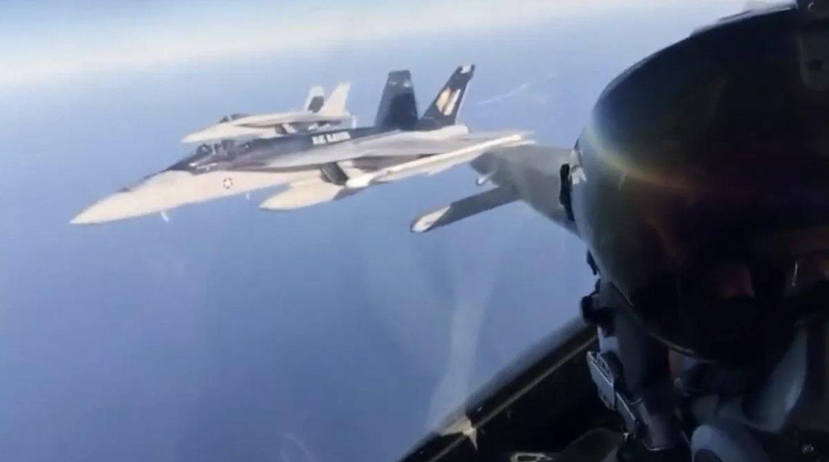 Türk ve Amerikan uçaklarından Doğu Akdeniz'de ortak eğitim uçuşu