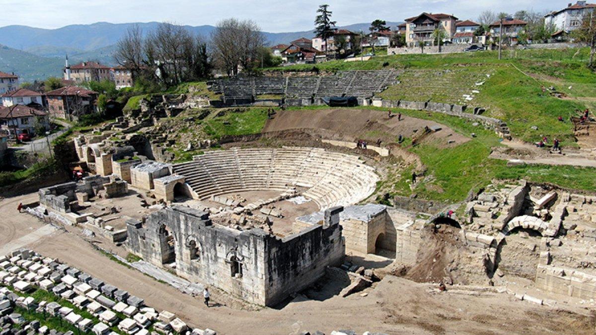 Düzce'deki antik kentte kültür sokağı kurulacak