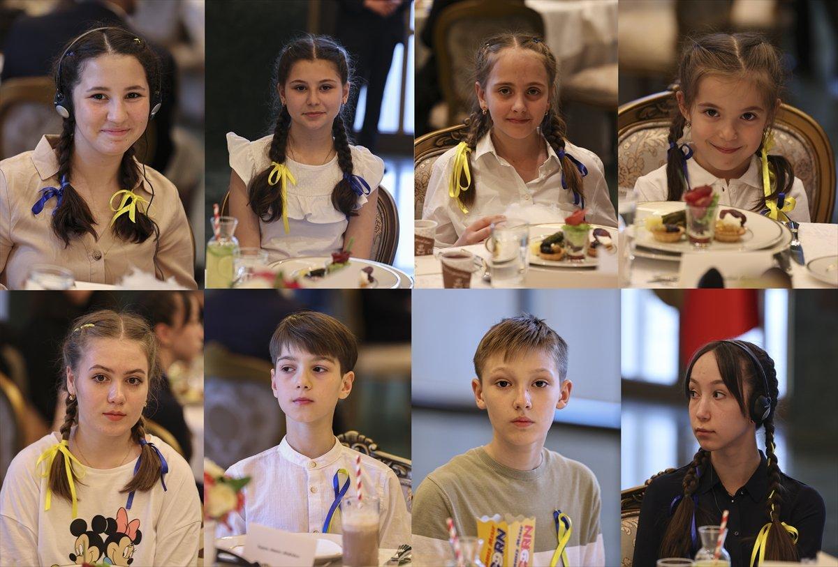 Emine Erdoğan Ukraynalı çocuklarla iftarda buluştu