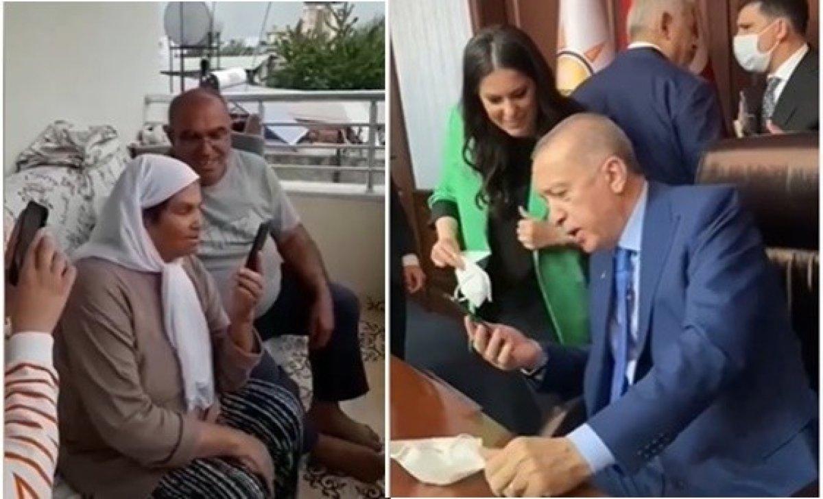 Cumhurbaşkanı Erdoğan, Siirtli Halime Teyze ile görüştü
