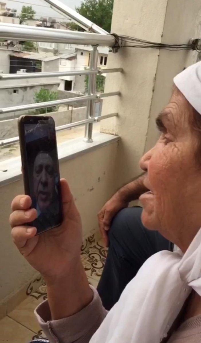 Cumhurbaşkanı Erdoğan, Siirtli Halime Teyze ile görüştü