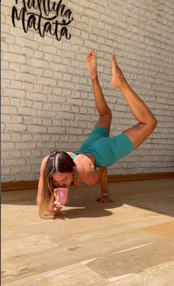 Zeynep Tokuş, yogada ilerliyor